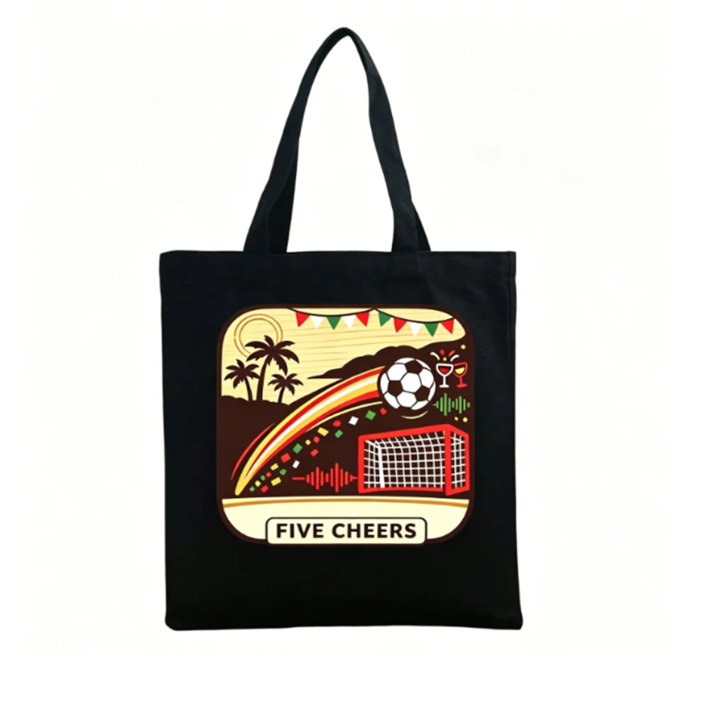 Personalized Canvas Bag Fun Soccer Elements Printed Shoulder Bag Large Capacity Tote Bag Match Day Fan Party Souvenir Gift
Personalized Canvas Bag Fun Soccer Elements Printed Shoulder Bag Large Capacity Tote Bag Match Day Fan Party Souvenir Gift
