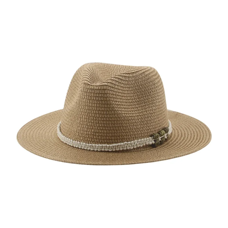 Straw Hats Women Men Beach Wide Brim Sun Hats Black White Belt Vintage Casual Sun Protective Travel Women Hat Sombreros De Mujer
Straw Hats Women Men Beach Wide Brim Sun Hats Black White Belt Vintage Casual Sun Protective Travel Women Hat Sombreros De Mujer