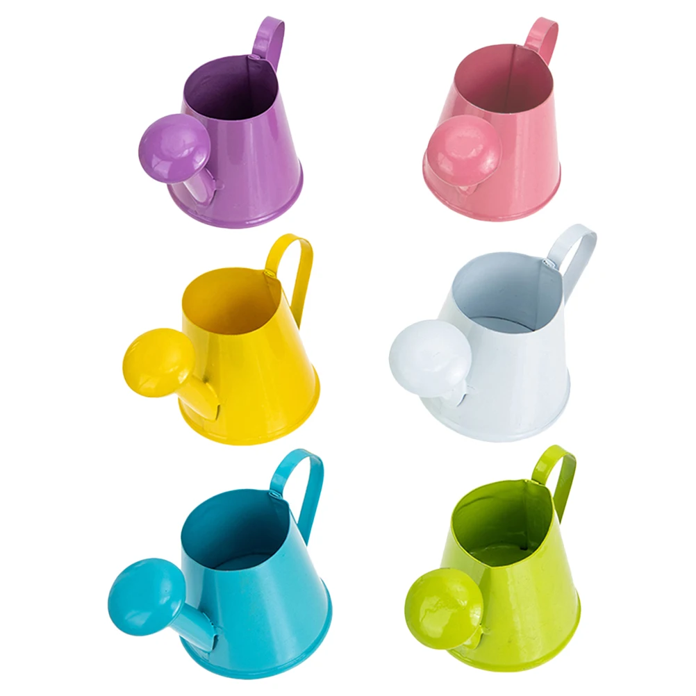 6pcs Mini Watering Can Metal Flower Plants Toy Teaching Aids Bulk Small Cute Plant Watering Device Indoors Decor
6pcs Mini Watering Can Metal Flower Plants Toy Teaching Aids Bulk Small Cute Plant Watering Device Indoors Decor