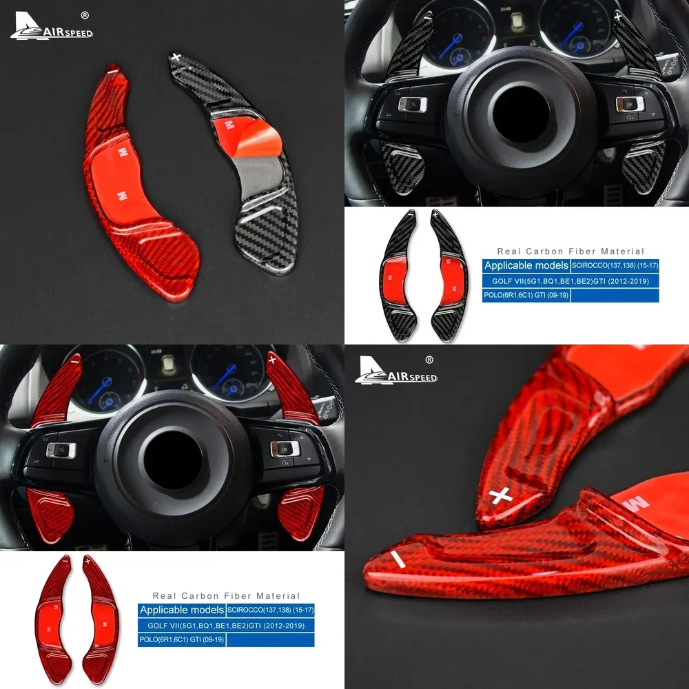 Hard Dry Carbon Fiber Sticker for Volkswagen VW Golf 7 GTI Scirocco Polo Interior Accessories Car Steering Wheel Paddle Shift
Hard Dry Carbon Fiber Sticker for Volkswagen VW Golf 7 GTI Scirocco Polo Interior Accessories Car Steering Wheel Paddle Shift