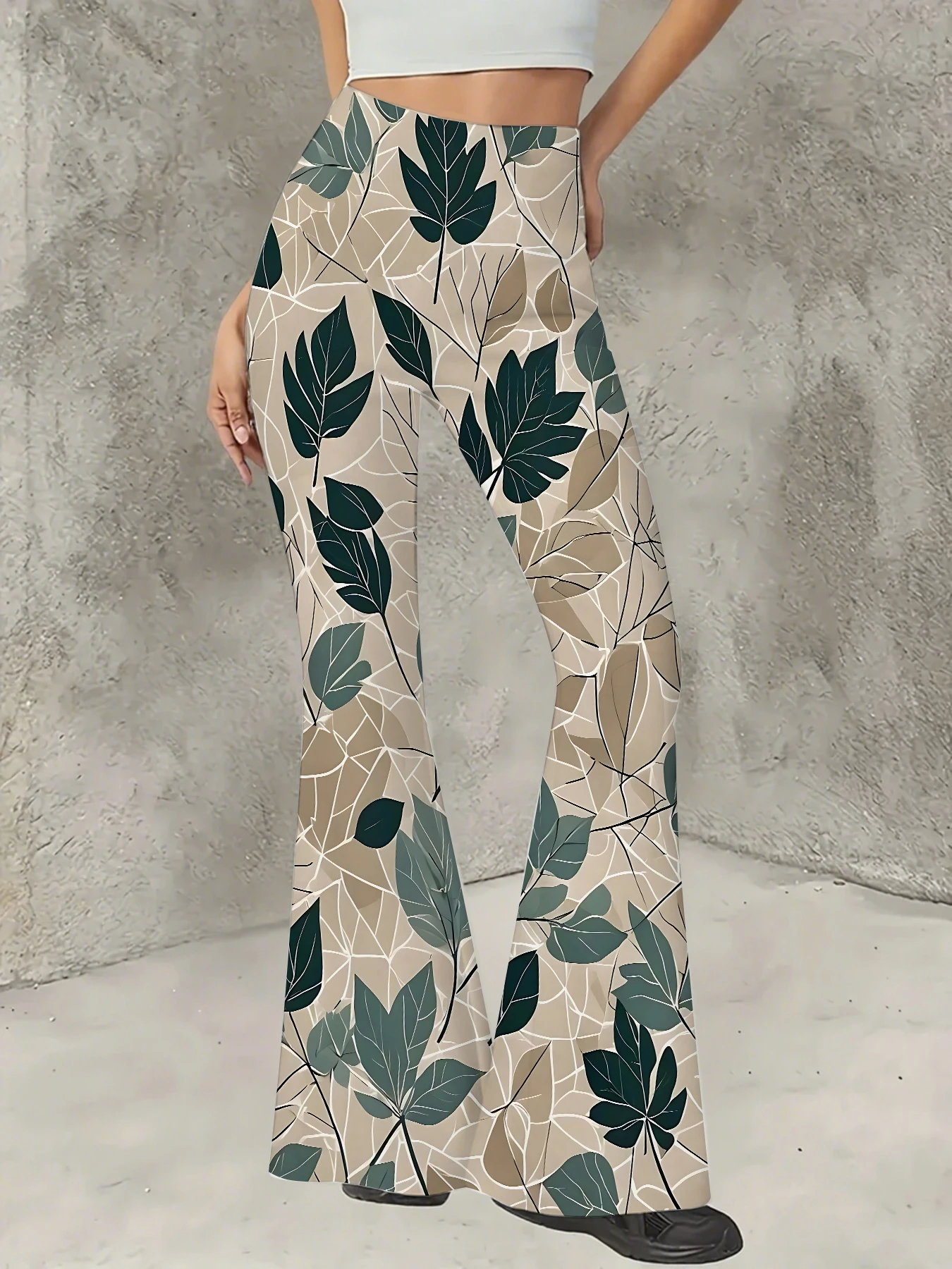 Women's All-Over Print Flared Leggings Stretchy High Waist Bell Bottom Pants
Women's All-Over Print Flared Leggings Stretchy High Waist Bell Bottom Pants