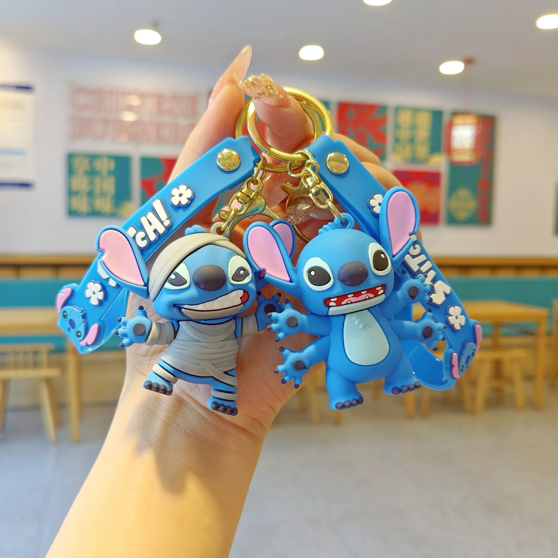 5pcs /Lots Stitch Toys Keychian Anime Stitch Pendant Keychain Sweet Girls Angel Keychians Women Car Keyring Girl Birthday Gift
5pcs /Lots Stitch Toys Keychian Anime Stitch Pendant Keychain Sweet Girls Angel Keychians Women Car Keyring Girl Birthday Gift