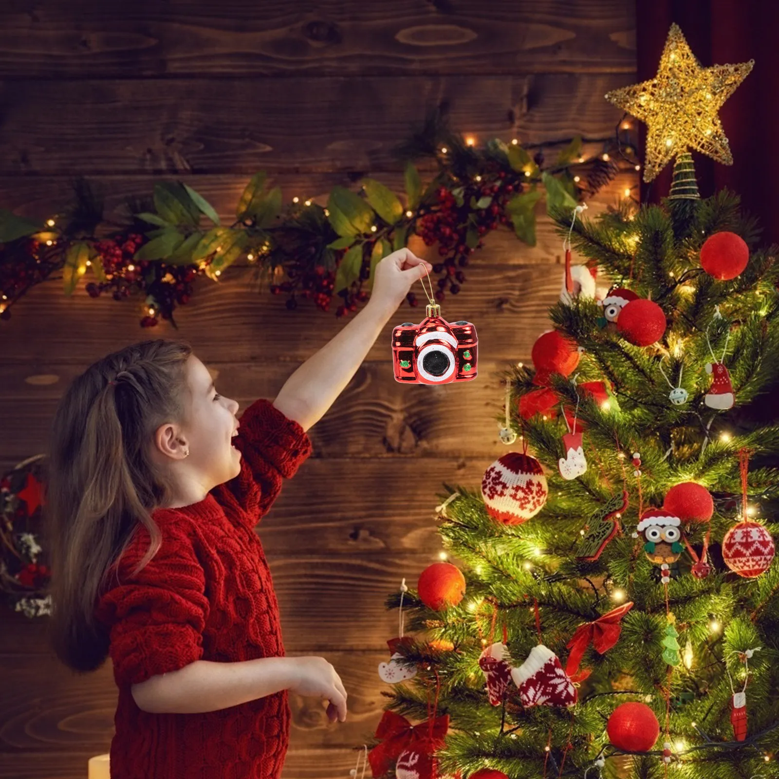 6 Pcs Christmas Crafts Decorations Plastic Hanging Tree Pendant Trees Decorative Pendants、 Red 
6 Pcs Christmas Crafts Decorations Plastic Hanging Tree Pendant Trees Decorative Pendants、 Red