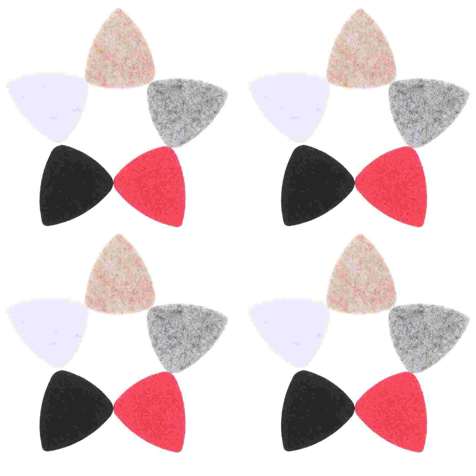 20 Pcs Guitar Felt Picks Plectrum Professional Ukulele Replacement Guitars Accessories Practical Electric Bass
20 Pcs Guitar Felt Picks Plectrum Professional Ukulele Replacement Guitars Accessories Practical Electric Bass