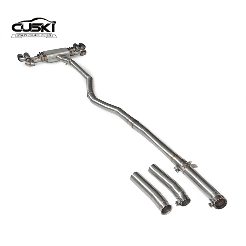 High Flow exhaust with valve control apply to BMW M440i M440 F36 3.0T 2014-2019 quality Stainless Steel car Exhaust Modificat
High Flow exhaust with valve control apply to BMW M440i M440 F36 3.0T 2014-2019 quality Stainless Steel car Exhaust Modificat