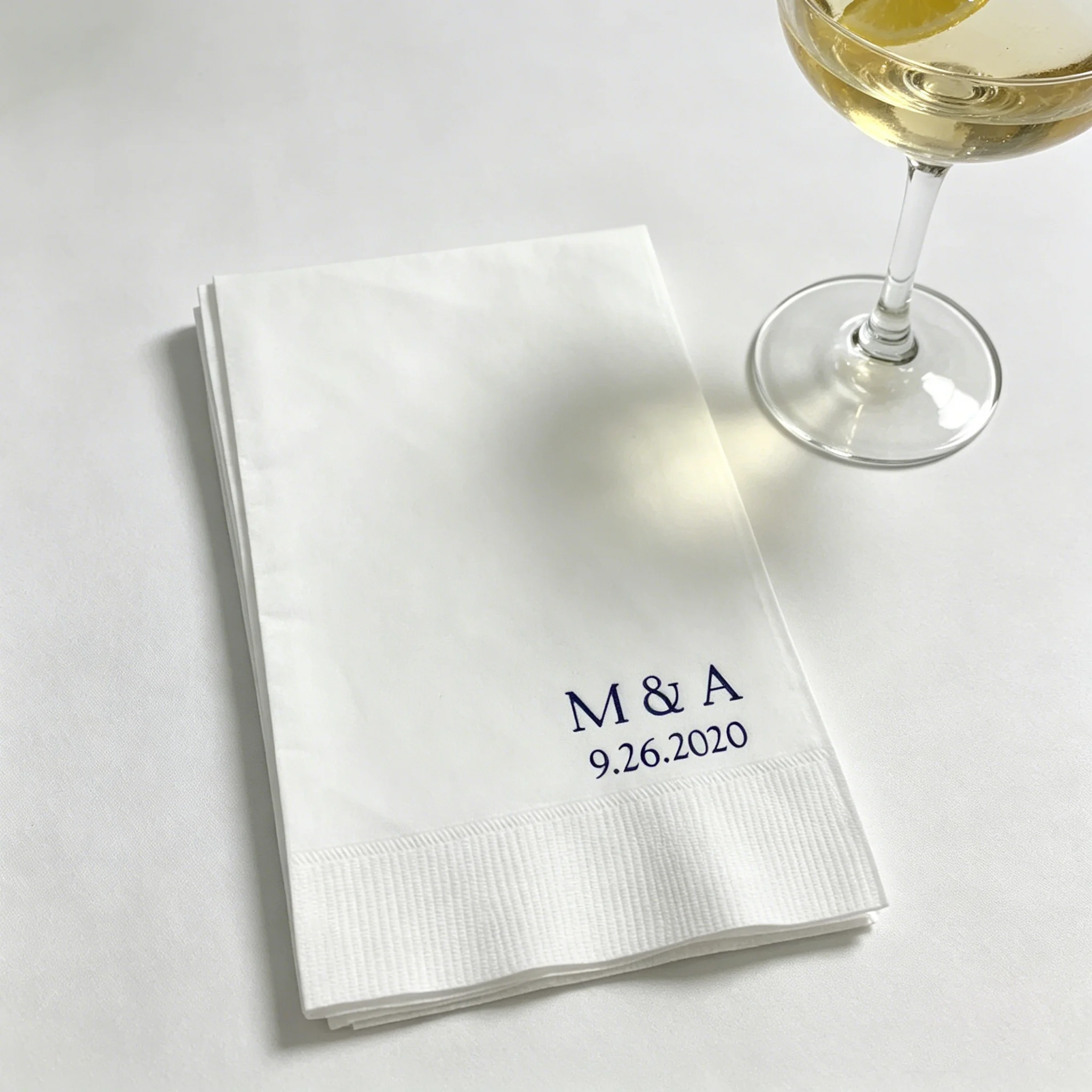 50pcs Custom Navy Blue Initials & Date Dinner Napkins, Personalized Monogram Wedding Cocktail Napkins with Couple Initials & Dat
50pcs Custom Navy Blue Initials & Date Dinner Napkins, Personalized Monogram Wedding Cocktail Napkins with Couple Initials & Dat