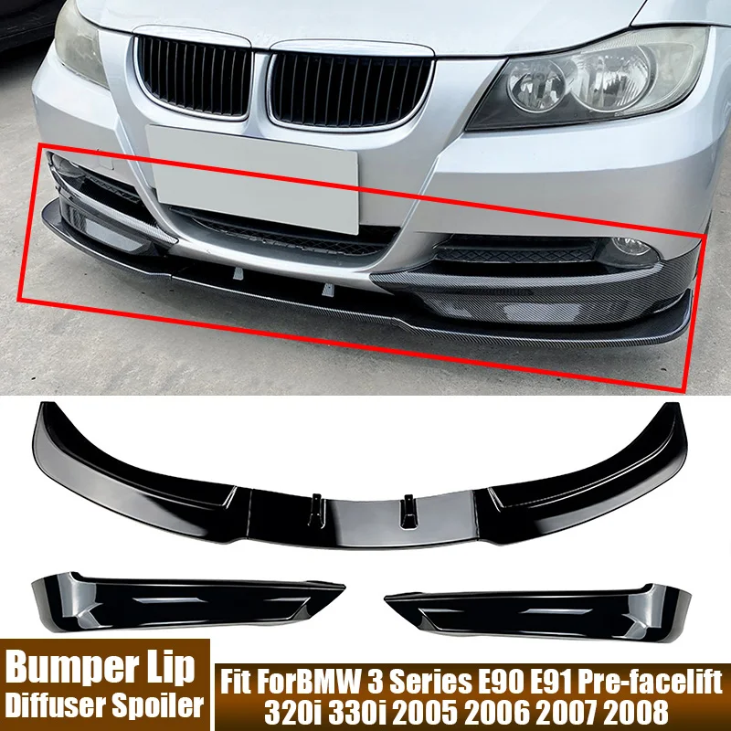 Car Accessories Front Bumper Lower Spoiler Black Trim Cover For BMW 3 Series E90 E91 Pre-facelift 320i 330i 2005 2006 2007 2008
Car Accessories Front Bumper Lower Spoiler Black Trim Cover For BMW 3 Series E90 E91 Pre-facelift 320i 330i 2005 2006 2007 2008