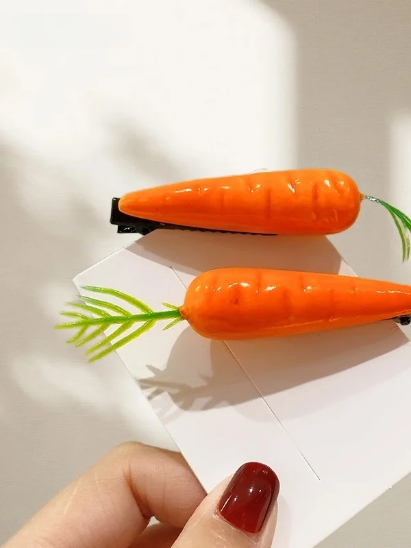 Cute Funny Sand Sculpture Side Hair Clip 3D Carrot Fringe Hair Accories Children's Faionable Hairpins Versatile Sling ...
Cute Funny Sand Sculpture Side Hair Clip 3D Carrot Fringe Hair Accories Children's Faionable Hairpins Versatile Sling ...