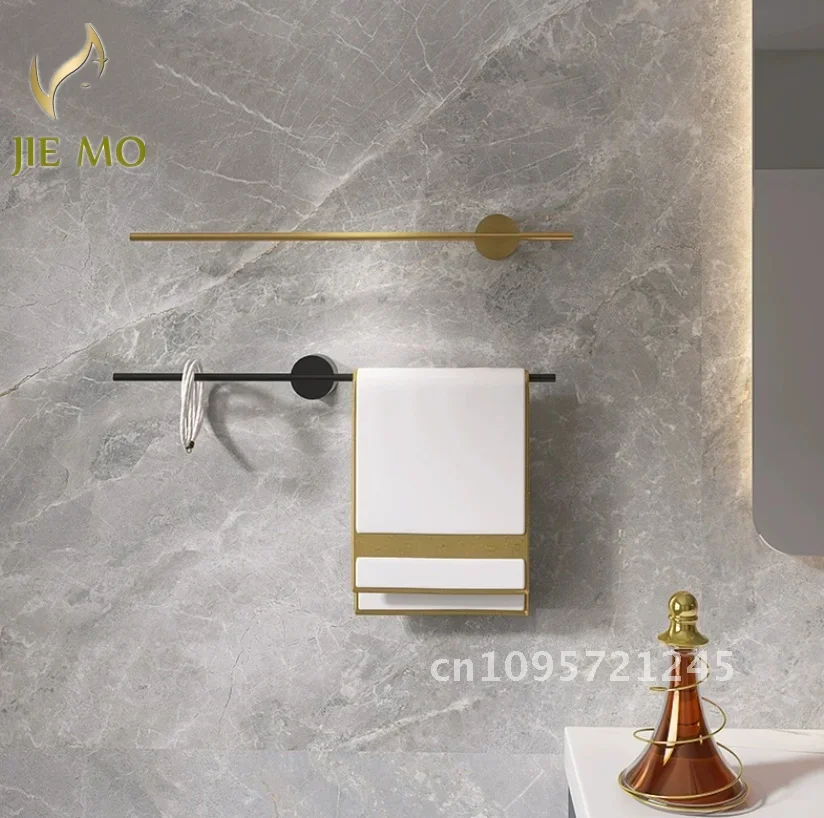 Fulcrum towel rack Light luxury aluminum alloy adjustable single bar towel bath rack simple Nordic bathroom towel bar
Fulcrum towel rack Light luxury aluminum alloy adjustable single bar towel bath rack simple Nordic bathroom towel bar