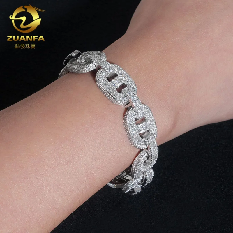 8-Shape S925 Sterling Silver Moissanite Men's Hip-Hop Necklace & Stylish Bracelet
8-Shape S925 Sterling Silver Moissanite Men's Hip-Hop Necklace & Stylish Bracelet