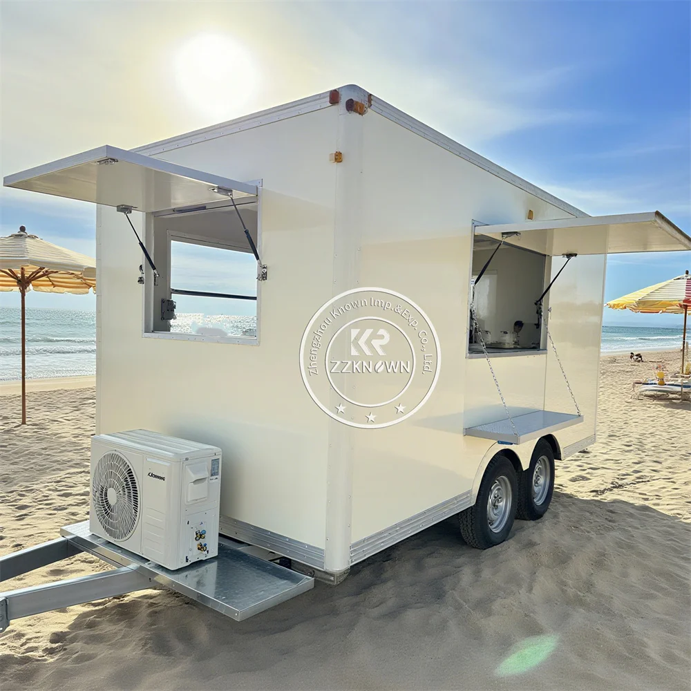 Custom Snack Food Truck Fully Equipped Coffee Bar Concession Hot Dog Ice Cream Cart Mobile Food Trailer With Full Kitchen
Custom Snack Food Truck Fully Equipped Coffee Bar Concession Hot Dog Ice Cream Cart Mobile Food Trailer With Full Kitchen