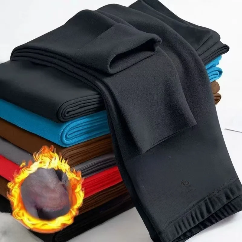 Men's Thickened Fleece Lined Seamless Warm Pants High Waist Nine Points Polyester Fiber Single Layer Regular Thickness Youth
Men's Thickened Fleece Lined Seamless Warm Pants High Waist Nine Points Polyester Fiber Single Layer Regular Thickness Youth