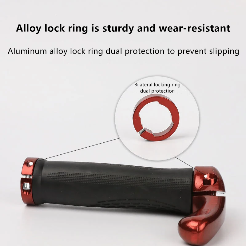 New Sale Anti-slip Rubber Bicycle Handlebar End Cover Aluminum Alloy Lock Mountain Bike Handlebar Bicycle Anti-slip Handle Cover
New Sale Anti-slip Rubber Bicycle Handlebar End Cover Aluminum Alloy Lock Mountain Bike Handlebar Bicycle Anti-slip Handle Cover