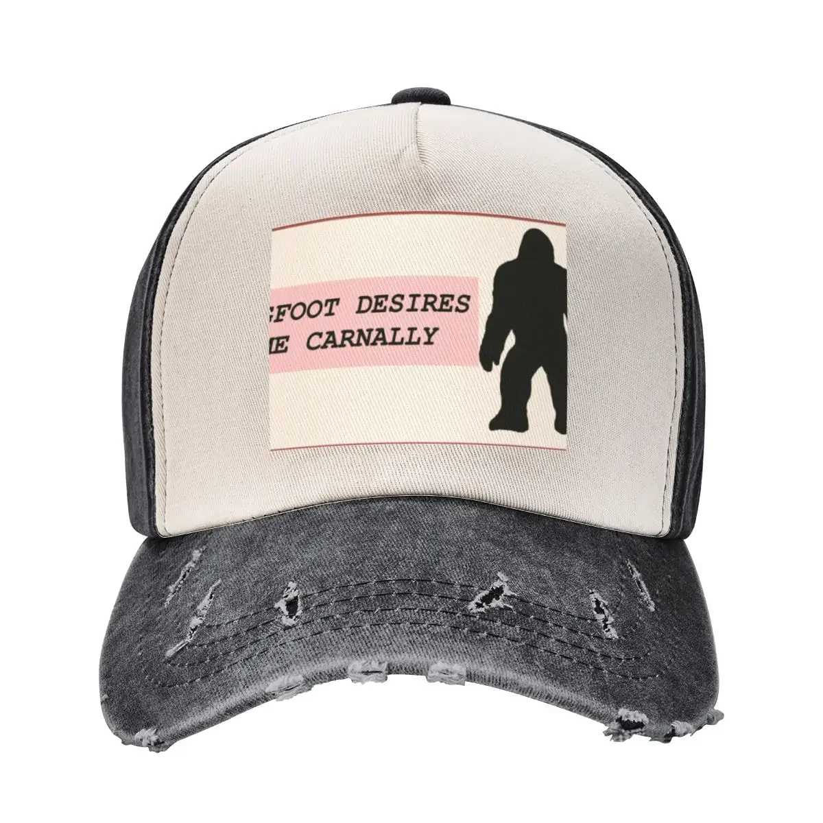 Bigfoot Desires Me Carnally Bumper Sticker Baseball Cap luxury caps Golf Wear custom Hat Hats Woman Men's
Bigfoot Desires Me Carnally Bumper Sticker Baseball Cap luxury caps Golf Wear custom Hat Hats Woman Men's
