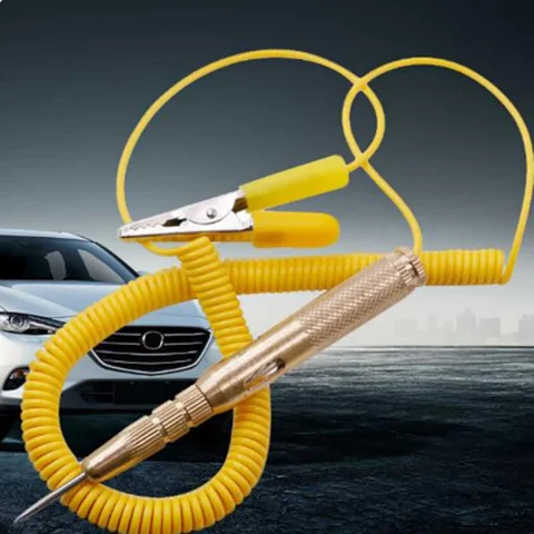 Diagnostic Tools DC 6V 12V 24V Copper Auto Car Light Circuit Tester Lamp Voltage Test Pen Detector Probe Light System Test