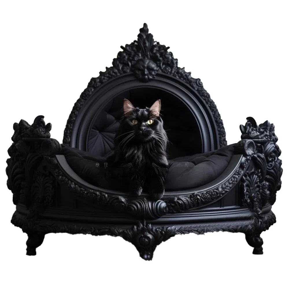 AADark Cat Kennel Kennel Indoor Solid Wood Carving Cat Bed Dog Bed
AADark Cat Kennel Kennel Indoor Solid Wood Carving Cat Bed Dog Bed