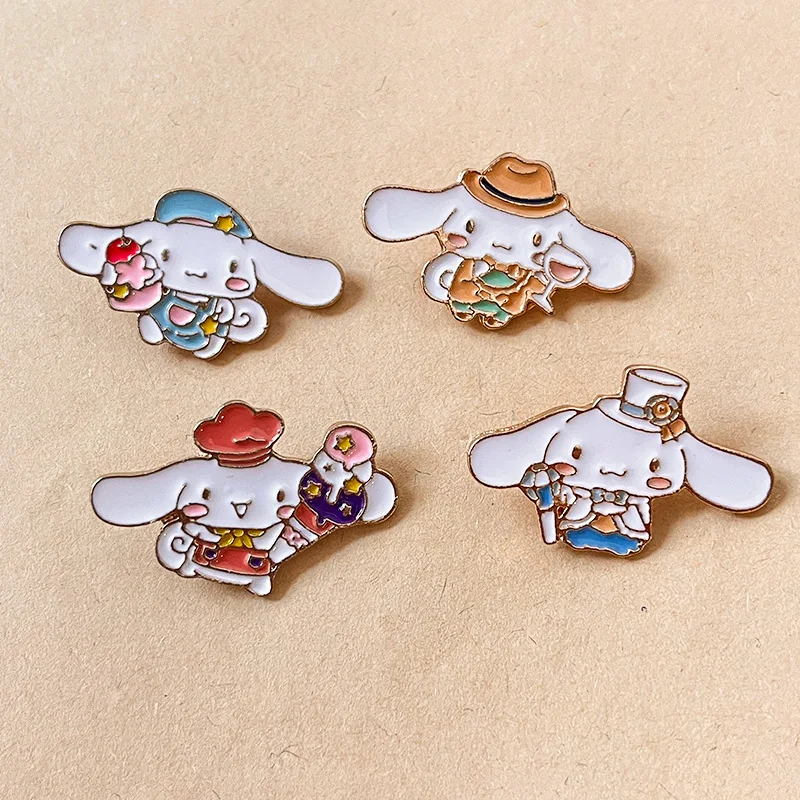 Creative Cute Cinnamoroll Brooch Cartoon Hello Kitty Enamel Pin Metal Badge Jewelry Clothing Backpack Accessories Gift For Frien
Creative Cute Cinnamoroll Brooch Cartoon Hello Kitty Enamel Pin Metal Badge Jewelry Clothing Backpack Accessories Gift For Frien