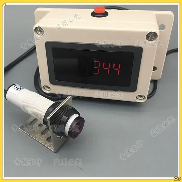 Infrared Sensor Counter Conveyor Belt Line Counting LED Six-digit Electronic Counter
Infrared Sensor Counter Conveyor Belt Line Counting LED Six-digit Electronic Counter