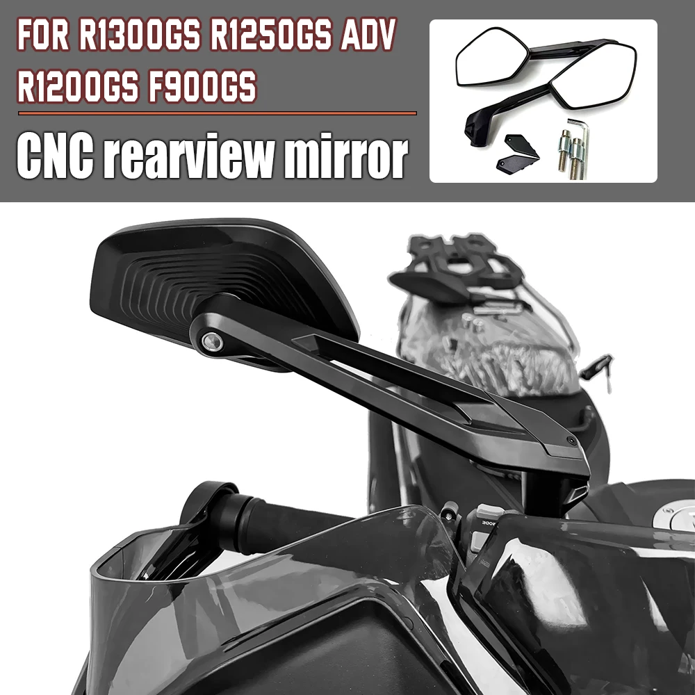Rearview Mirror For BMW R1300GS R1250GS ADV S1000XR F900R/XR F850GS F750GS G310GS R1200GS F900GS R1250R/RS Side Rear View Mirror