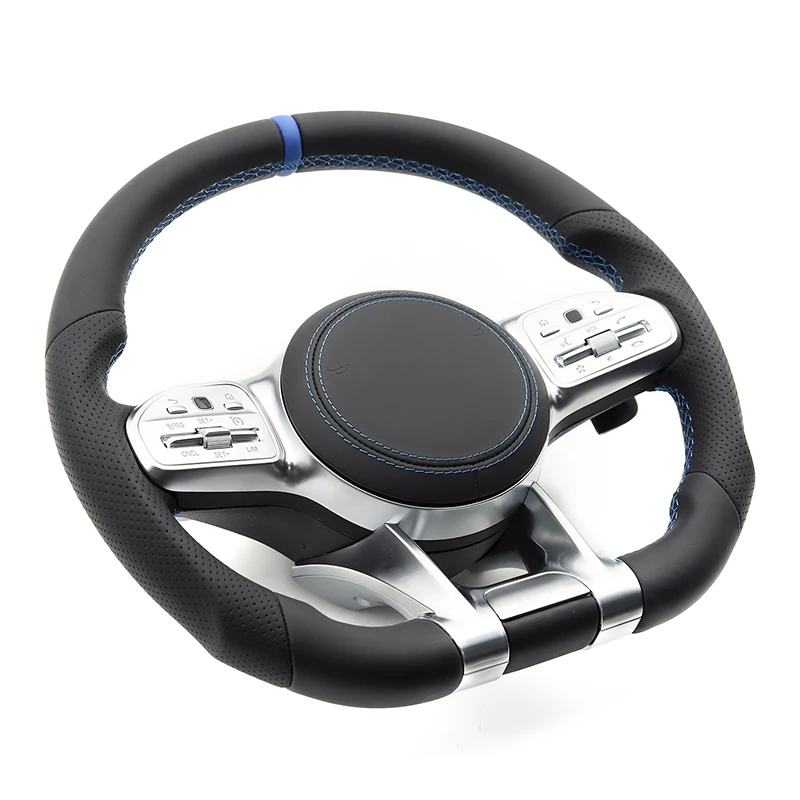 Sport Car Steering Wheel Blue Stiching for Mercedes-Benz AMG A C E G V Class W204 W205 W206 W213 W217 W221 W222 W223 C63 E63
Sport Car Steering Wheel Blue Stiching for Mercedes-Benz AMG A C E G V Class W204 W205 W206 W213 W217 W221 W222 W223 C63 E63