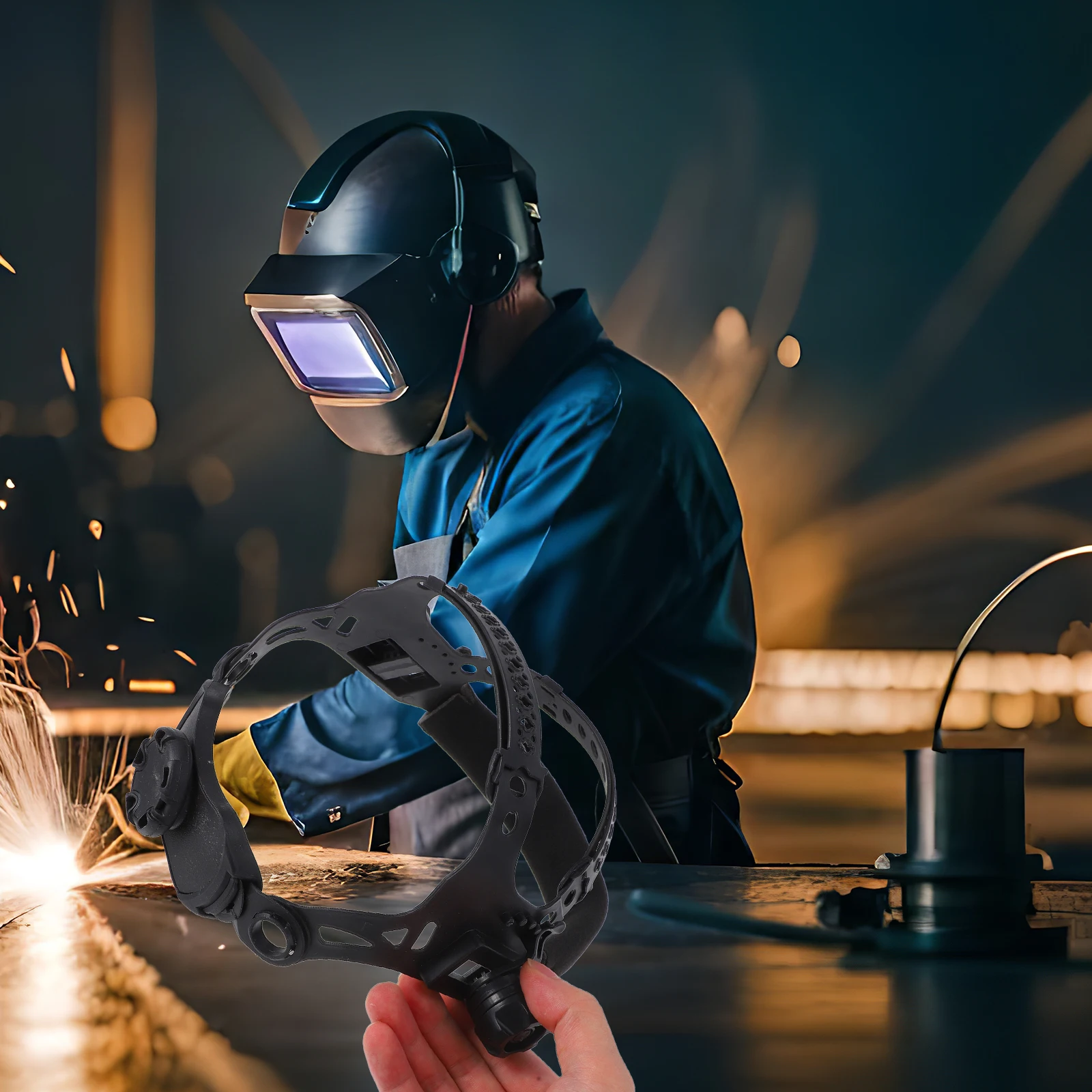 Adjustable Welding Headgear Sweat Absorption Sparks Protection Comfort Hard Hat Hood Band Gear Strap
Adjustable Welding Headgear Sweat Absorption Sparks Protection Comfort Hard Hat Hood Band Gear Strap