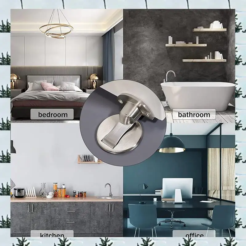 ABLG 5X Floor Mount Magnet Door Stopper - Invisible Magnetic Door Stop, Magnets Door Stops Wall Prop Hold Open (Silver)
ABLG 5X Floor Mount Magnet Door Stopper - Invisible Magnetic Door Stop, Magnets Door Stops Wall Prop Hold Open (Silver)