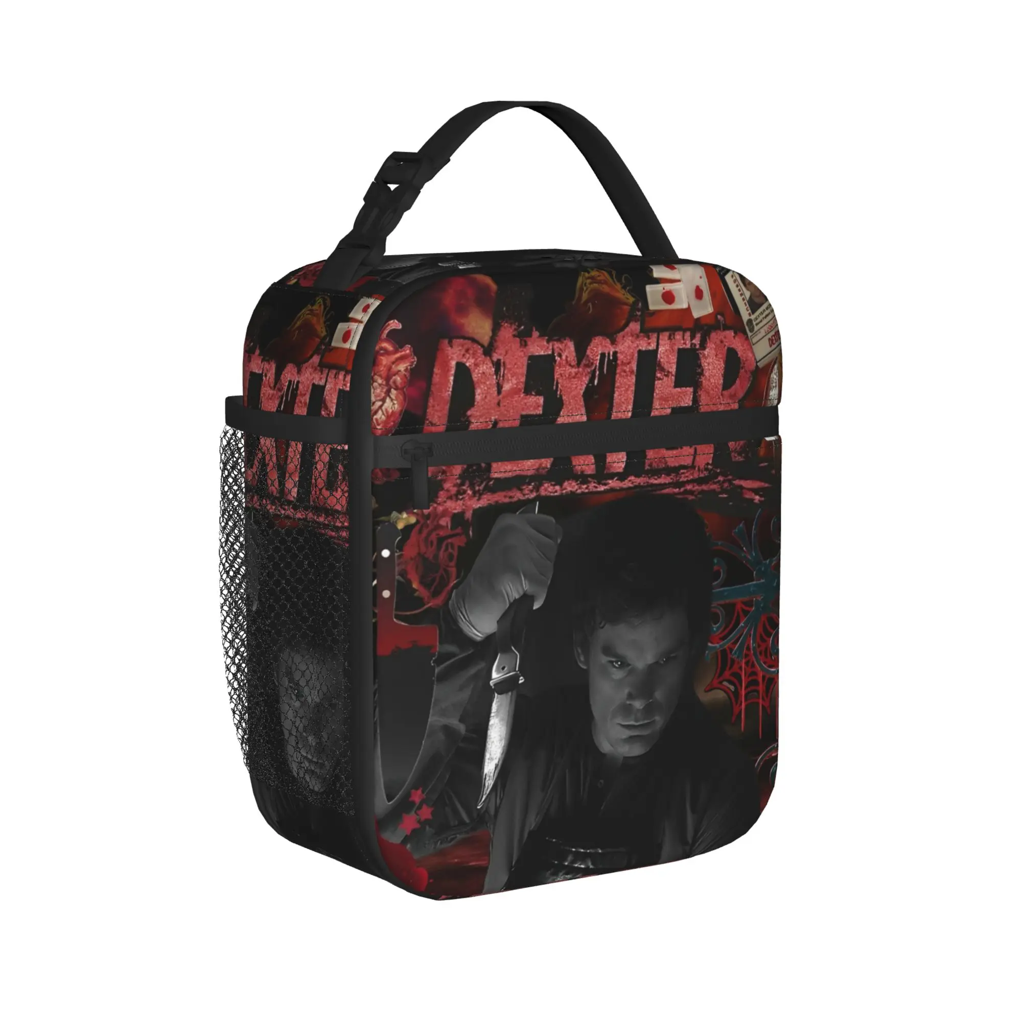 Dexter Morgan Insulated Lunch Bag Thermal Bag Reusable,Lunch Container Blood Never Lies Large Tote Lunch Box Bento Pouch
Dexter Morgan Insulated Lunch Bag Thermal Bag Reusable,Lunch Container Blood Never Lies Large Tote Lunch Box Bento Pouch