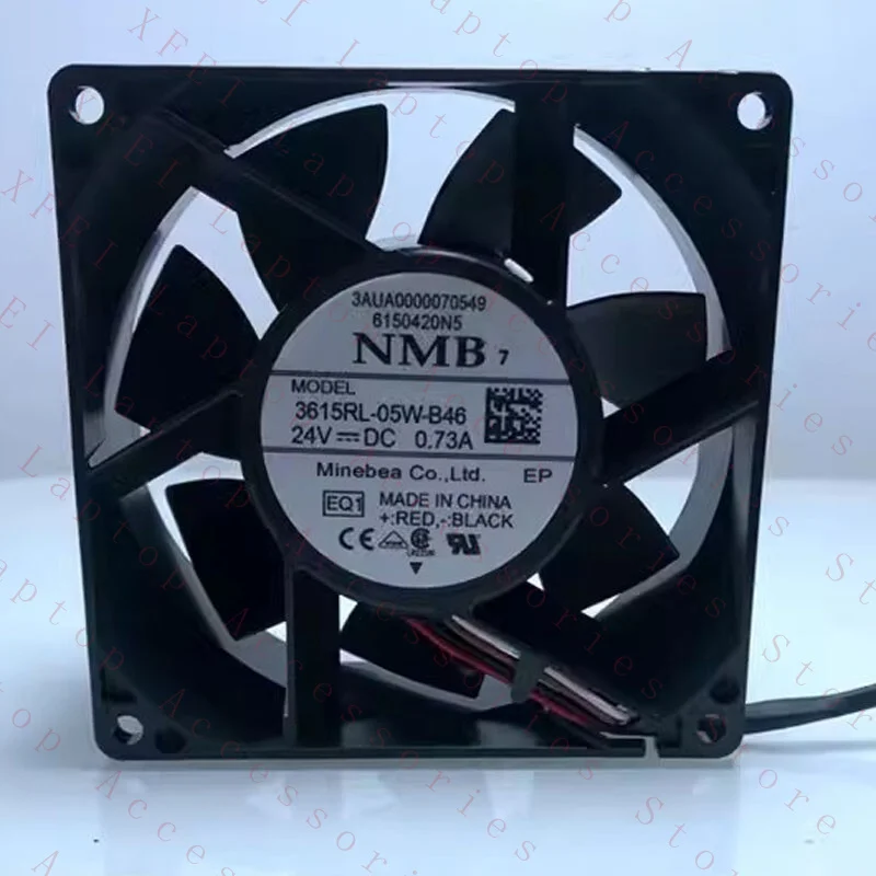 Вентилятор охлаждения C для NMB 3615RL-05W-B46, 24В постоянного тока, 0.73А, 4-проводной
Вентилятор охлаждения C для NMB 3615RL-05W-B46, 24В постоянного тока, 0.73А, 4-проводной