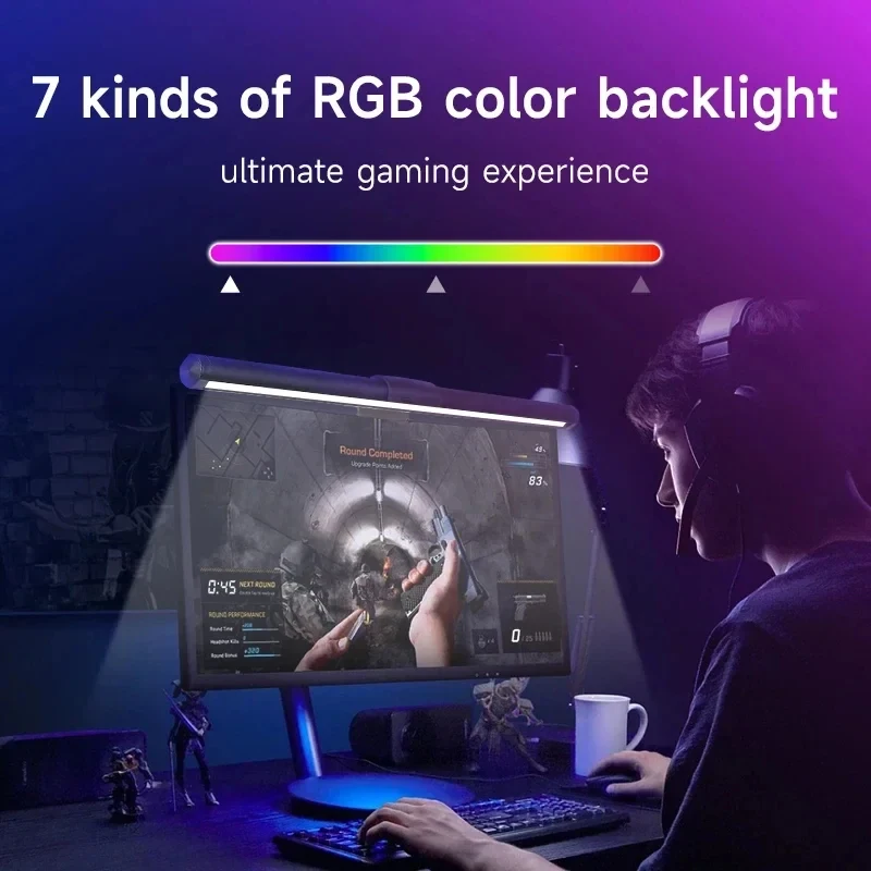 Portable LED Eye-Care Desk Lamp Monitor Light Bar PC Monitor RGB Screen Light Bar Stepless Dimming Reading Hanging Table Lamp
Portable LED Eye-Care Desk Lamp Monitor Light Bar PC Monitor RGB Screen Light Bar Stepless Dimming Reading Hanging Table Lamp