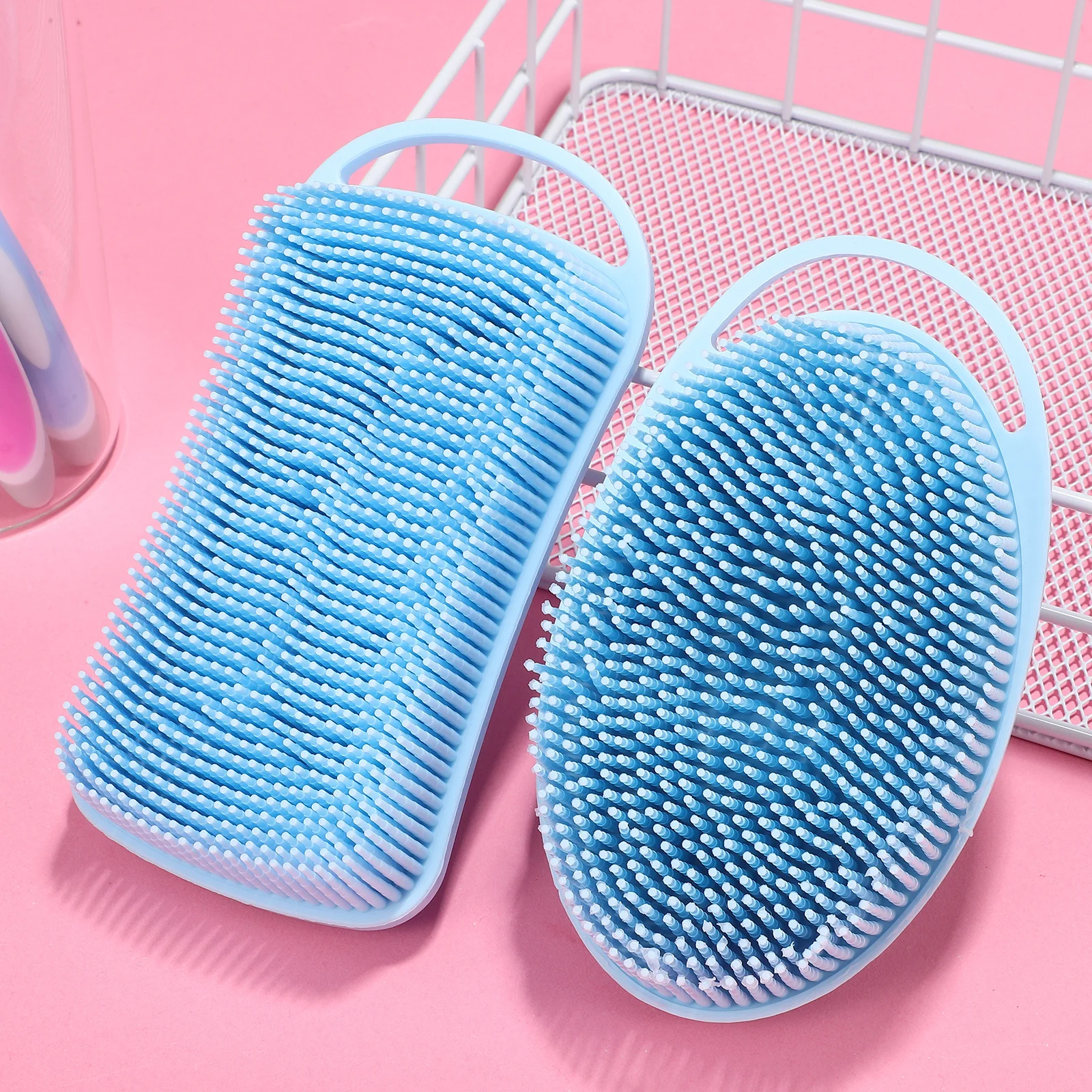 2Pcs Silicone Body Scrubber Bath Brushes for Showering Exfoliating Shower Body Brush Soft Skin Scrubbers Shower Brush
2Pcs Silicone Body Scrubber Bath Brushes for Showering Exfoliating Shower Body Brush Soft Skin Scrubbers Shower Brush