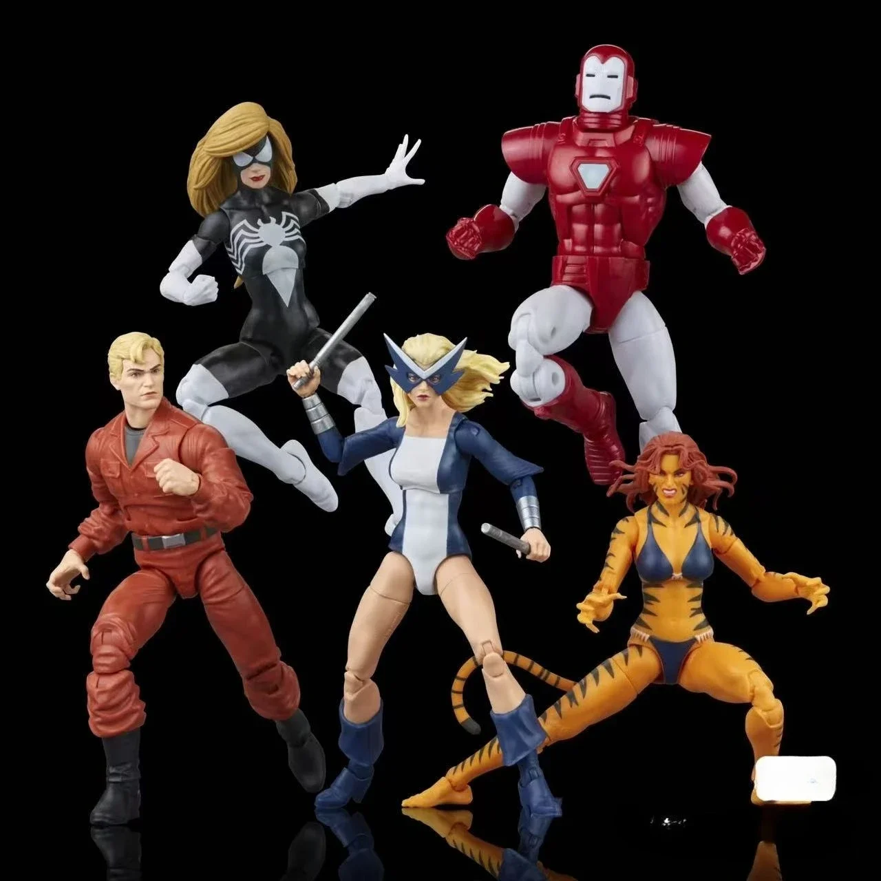In Stock Hasbro Genuine Tiger Female Iron Man Robin Spider Female Hank Five-person Set 6-inch Action Doll Spot
In Stock Hasbro Genuine Tiger Female Iron Man Robin Spider Female Hank Five-person Set 6-inch Action Doll Spot