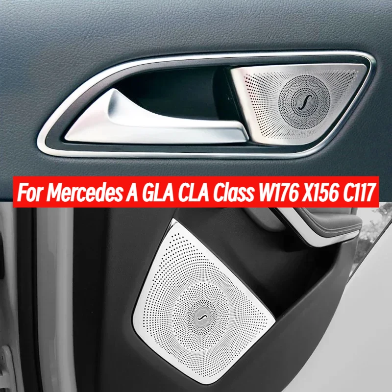 Car styling Car Audio Speaker Rear Door Loudspeaker Trim Cover For Mercedes Benz A GLA CLA Class W176 X156 C117 Auto Accessories
Car styling Car Audio Speaker Rear Door Loudspeaker Trim Cover For Mercedes Benz A GLA CLA Class W176 X156 C117 Auto Accessories