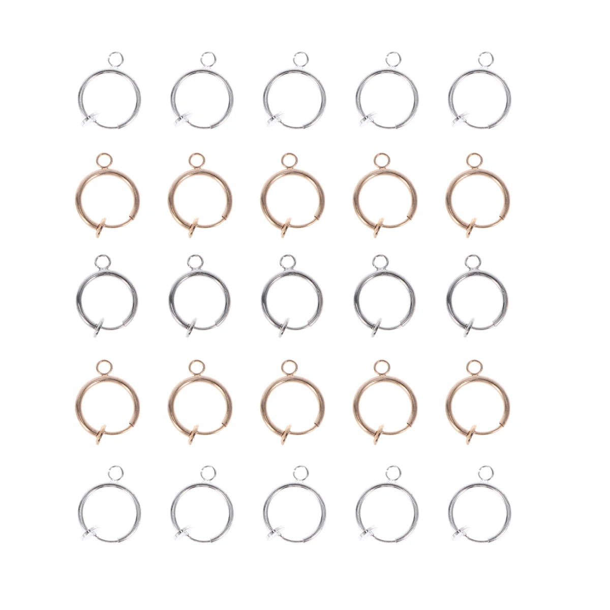 30pcs Ear Clips Buckles Premium Metal Durable DIY Jewelry Making Supplies Beautiful Earrings Accessories Fashionable Novel Hoops
30pcs Ear Clips Buckles Premium Metal Durable DIY Jewelry Making Supplies Beautiful Earrings Accessories Fashionable Novel Hoops