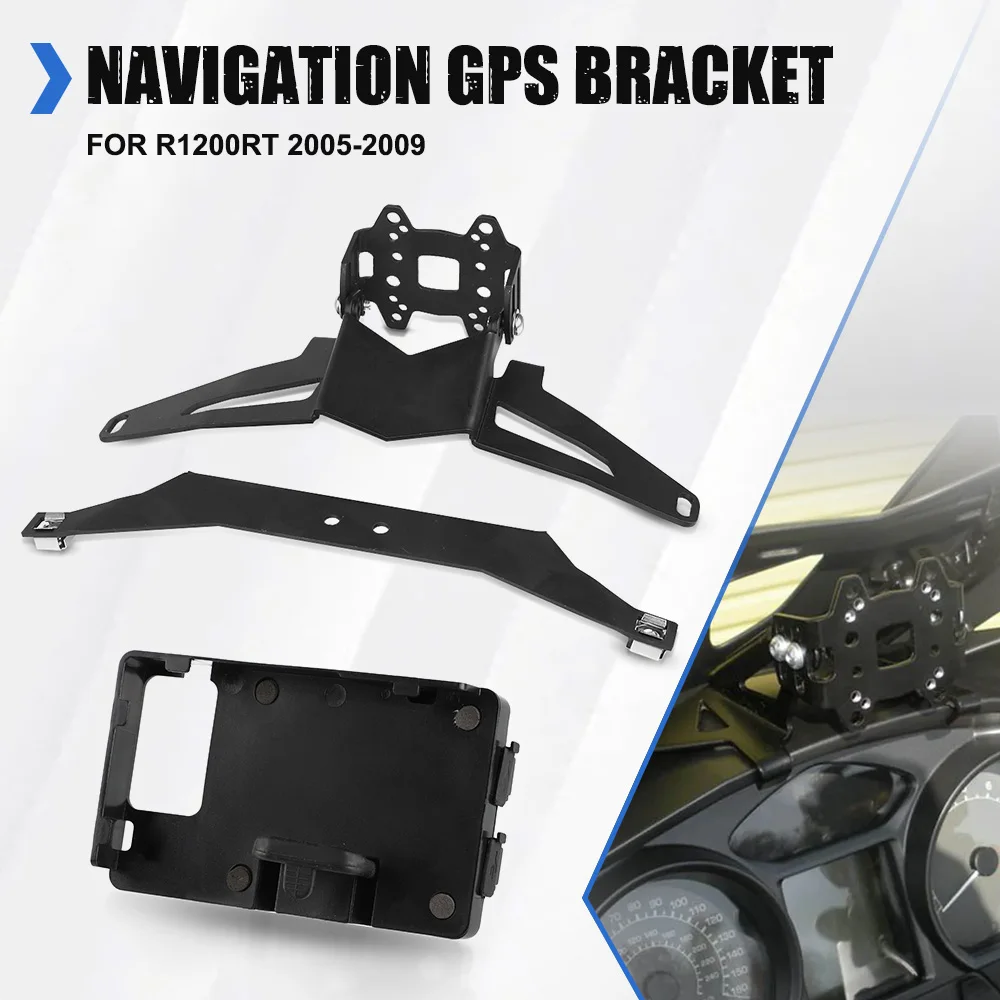 For BMW R 1200 RT Below 2009 2008 2007 2006 Navigation Bracket Motorcycle GPS Navigator USB Charging Phone Holder R1200RT
For BMW R 1200 RT Below 2009 2008 2007 2006 Navigation Bracket Motorcycle GPS Navigator USB Charging Phone Holder R1200RT