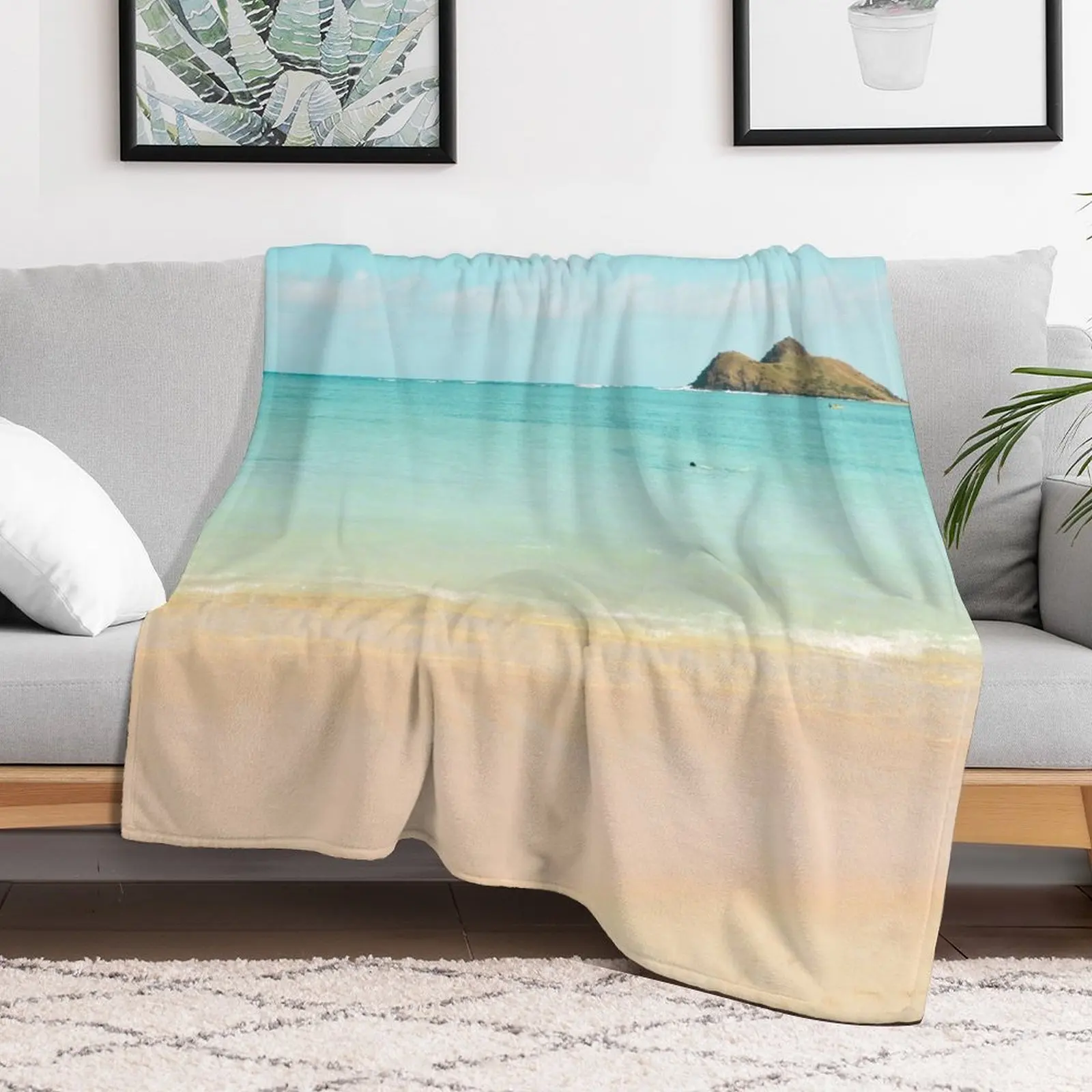 Lanikai Hawaiian Ocean Beach Views Throw Blanket Soft Plush Plaid Luxury Brand Blankets
Lanikai Hawaiian Ocean Beach Views Throw Blanket Soft Plush Plaid Luxury Brand Blankets