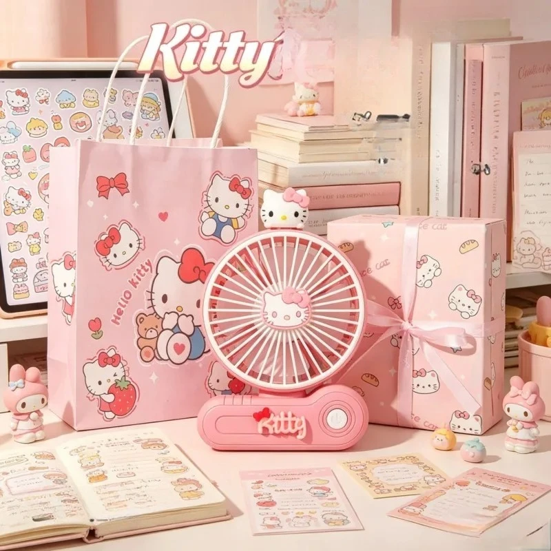 New Kawaii Sanrio Hello Kitty Cartoon Anime Cute Kawaii Holiday Gifts Toys Mini Fan Girl Birthday Portable Charging Silent
New Kawaii Sanrio Hello Kitty Cartoon Anime Cute Kawaii Holiday Gifts Toys Mini Fan Girl Birthday Portable Charging Silent