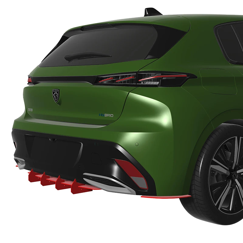 Fit Peugeot 308 Hatchback Allure 2022--2024 Year Rear Diffuser Bumper Lips Spoiler Splitter Body Kit Accessories
Fit Peugeot 308 Hatchback Allure 2022--2024 Year Rear Diffuser Bumper Lips Spoiler Splitter Body Kit Accessories