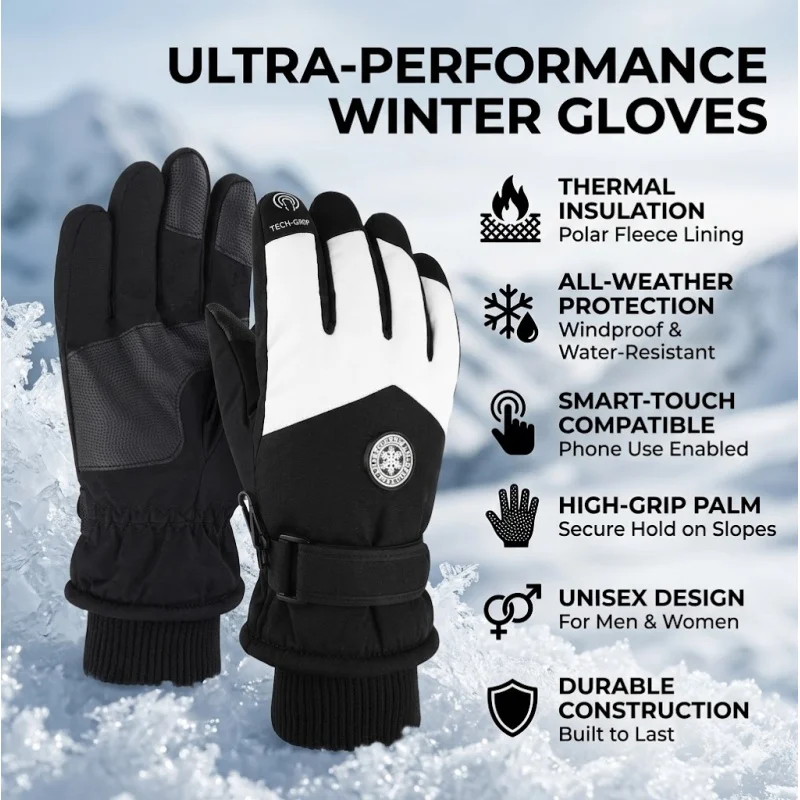 Winter Thermal Motorcycle Gloves Windproof Waterproof Ski Cycling
Winter Thermal Motorcycle Gloves Windproof Waterproof Ski Cycling