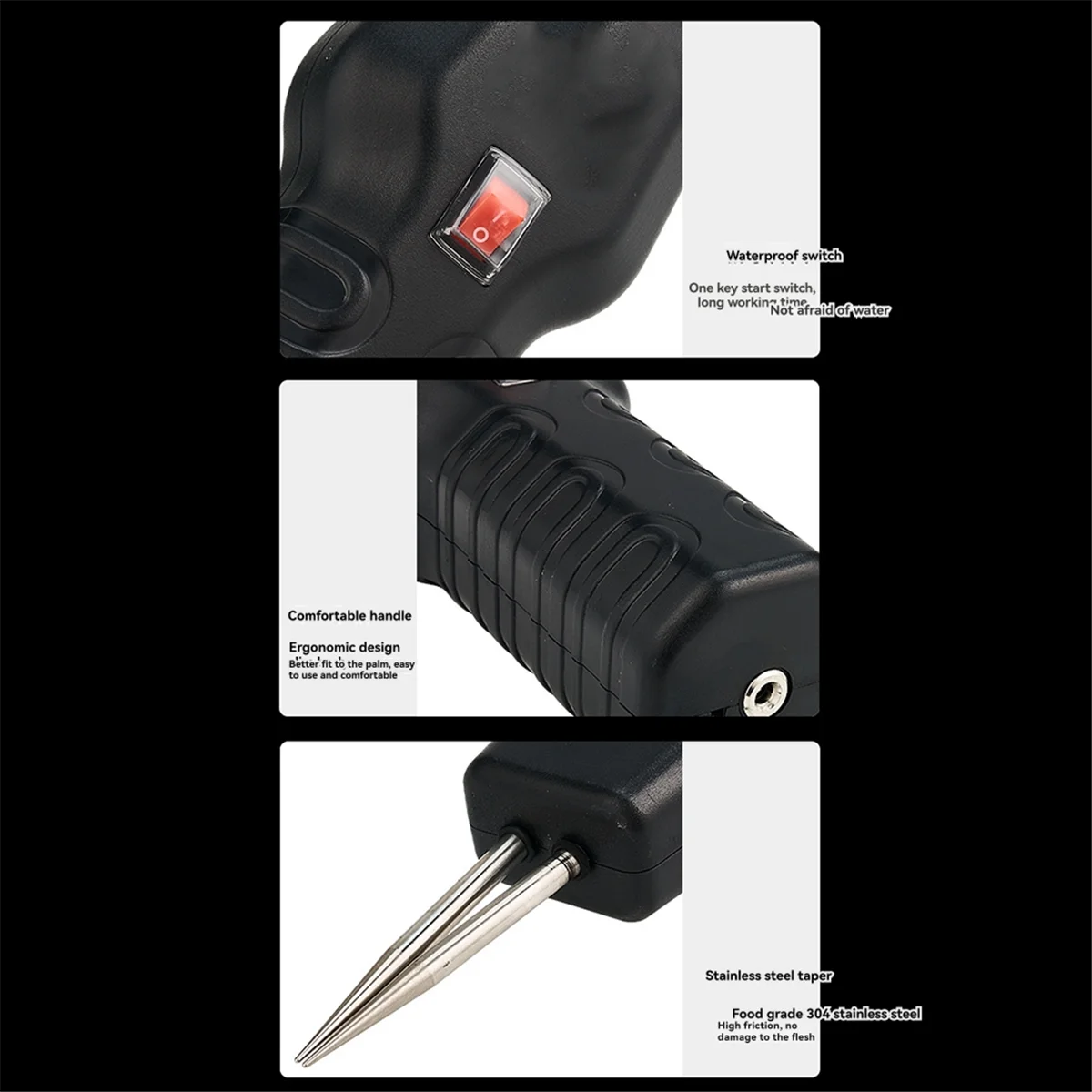 ABAB Electric Poultry Plucker Handheld Chicken Hair Plucking Machine for Chicken, Bird, Duck, Turkey Black EU Plug
ABAB Electric Poultry Plucker Handheld Chicken Hair Plucking Machine for Chicken, Bird, Duck, Turkey Black EU Plug