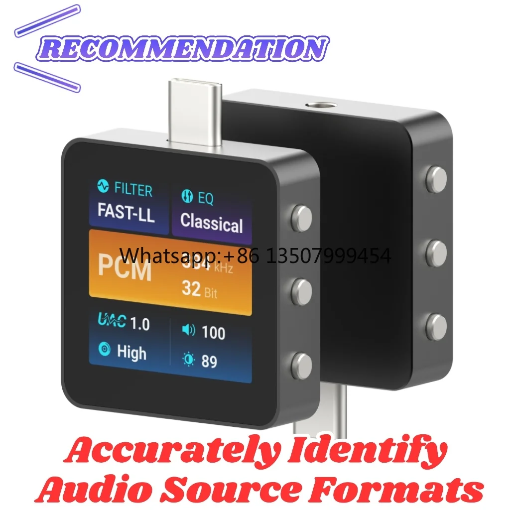 OEM Custom Portable USB-C Audio Amplifier Professional Audio Converter with CS43131 HiFi DAC Audio Module
OEM Custom Portable USB-C Audio Amplifier Professional Audio Converter with CS43131 HiFi DAC Audio Module