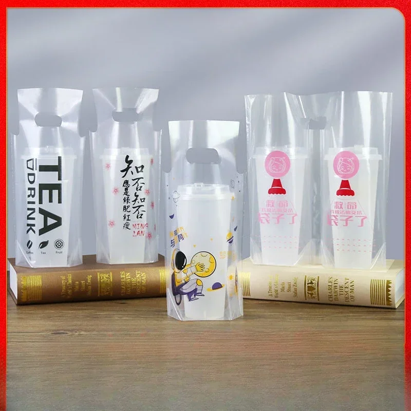 0.12mm Thick Milk Tea Bag Packaging Bag Single Cup Double Cup Juice Handbag Disposable High Transparent Plastic Beverage Bag
0.12mm Thick Milk Tea Bag Packaging Bag Single Cup Double Cup Juice Handbag Disposable High Transparent Plastic Beverage Bag