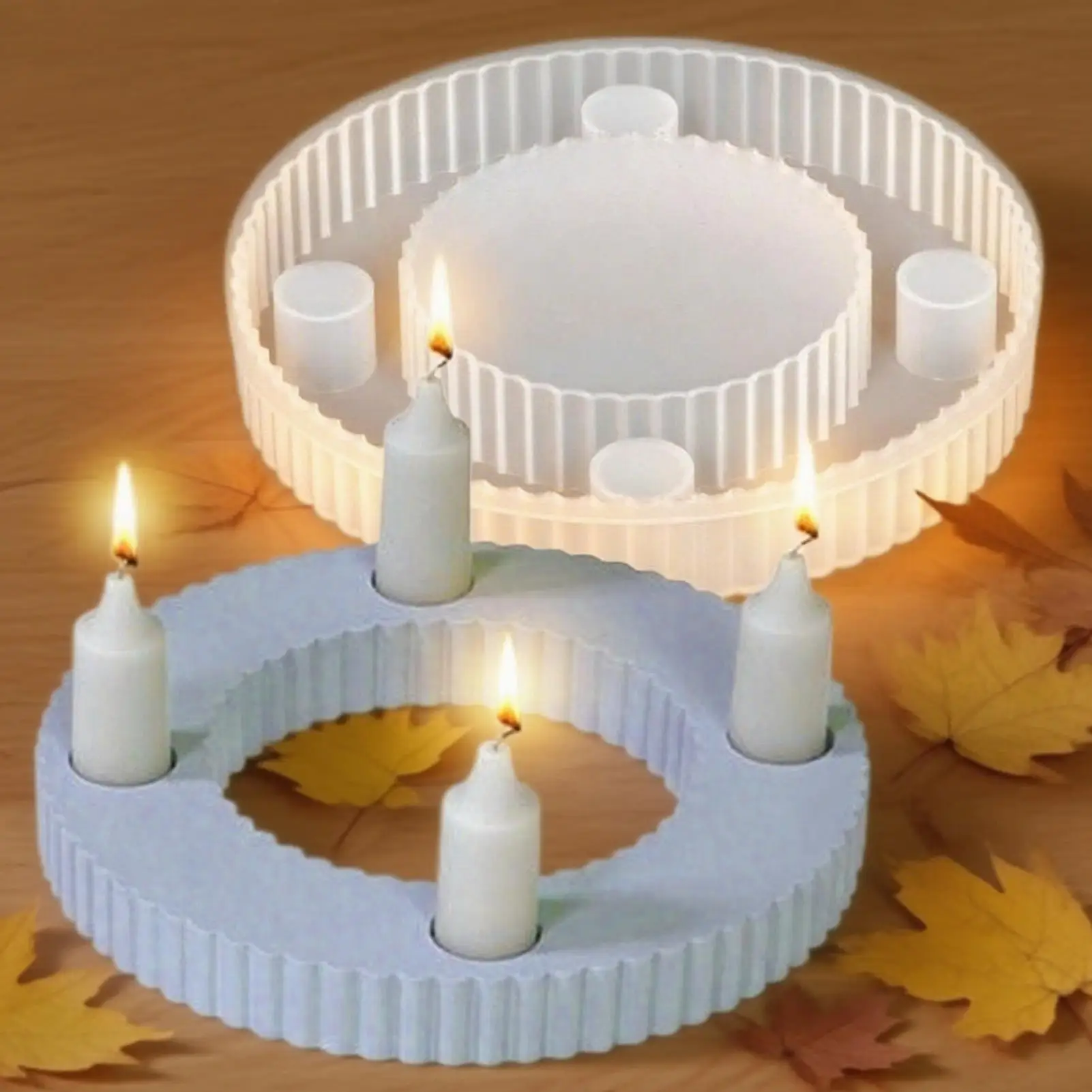 Силиконовая форма для подсвечника, 4-отверстий, круглая форма для подсвечника, круглая форма, инструмент для рукоделия для украшения дома, фестивальный стол для мастерской
Силиконовая форма для подсвечника, 4-отверстий, круглая форма для подсвечника, круглая форма, инструмент для рукоделия для украшения дома, фестивальный стол для мастерской