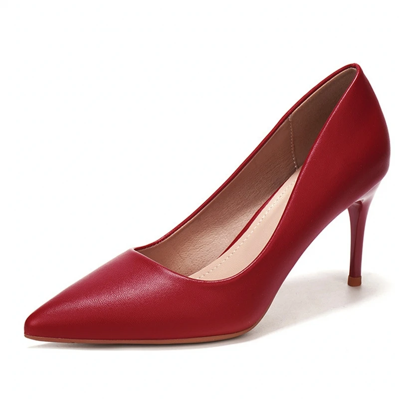 Plus Size 43 Autumn New Elegant Red 8cm Thin High Heels Black Pink White Sexy Pumps Temperament Dress Party Women Shoes E0016
Plus Size 43 Autumn New Elegant Red 8cm Thin High Heels Black Pink White Sexy Pumps Temperament Dress Party Women Shoes E0016