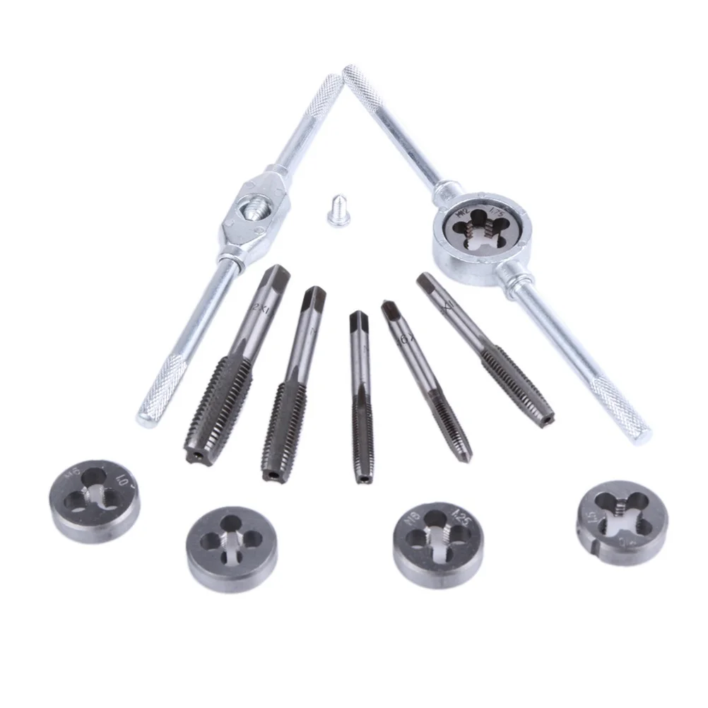 12Pcs M3M12 Metric Tap Die Set High Quality Bearing Steel Threading Repair Kit For Mild Steel Aluminium Socket
12Pcs M3M12 Metric Tap Die Set High Quality Bearing Steel Threading Repair Kit For Mild Steel Aluminium Socket
