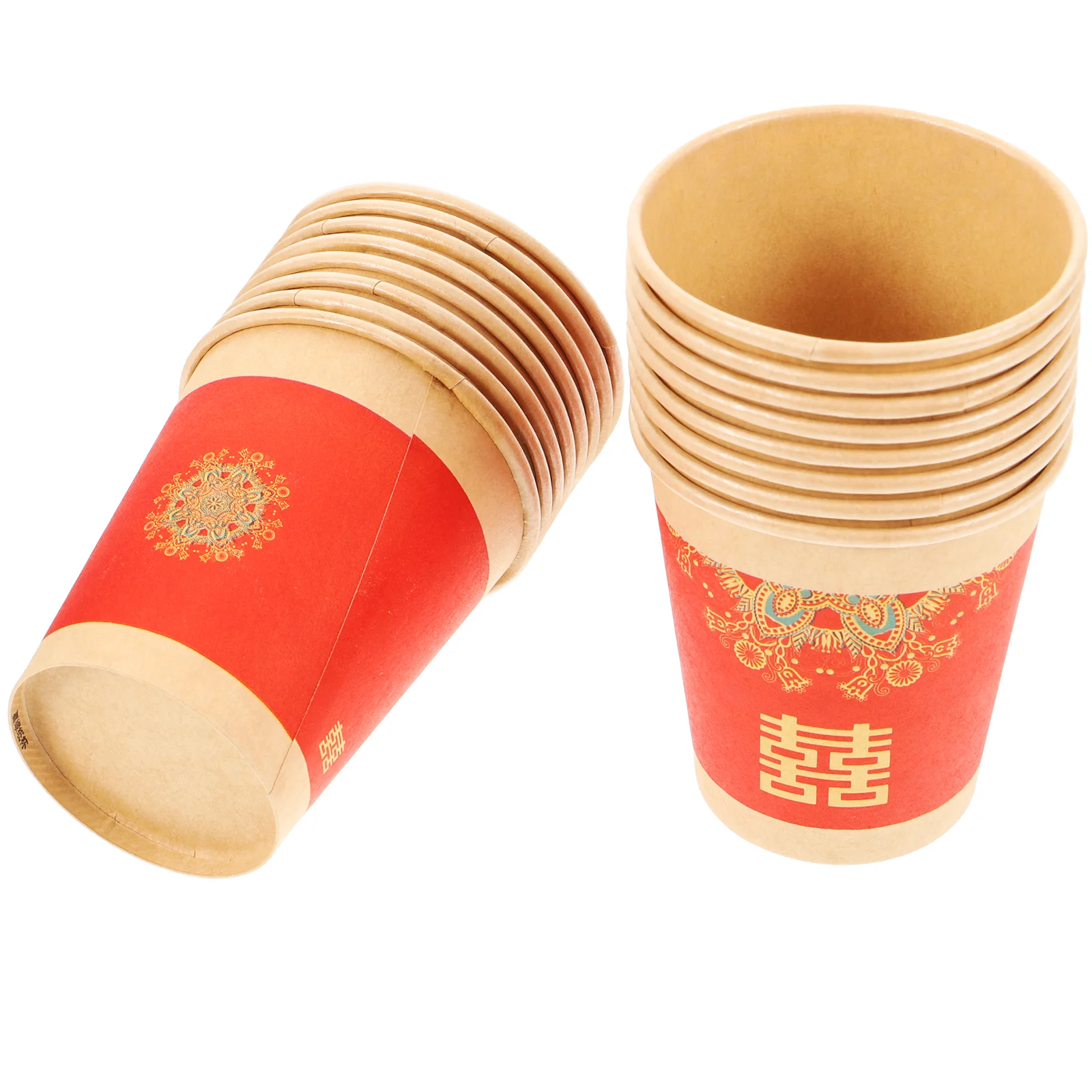 50 Pcs Happy Paper Cup Party Cups Coffee Mug Single Time Wedding Tea Teacups Food Grade for Chinese
50 Pcs Happy Paper Cup Party Cups Coffee Mug Single Time Wedding Tea Teacups Food Grade for Chinese