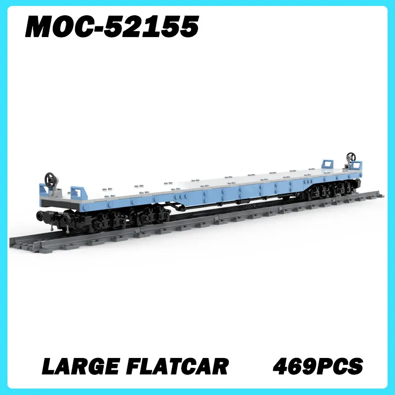 MOC-52155 Train Series large Flatcar MOC Building Blocks DIY Model Bricks High Difficulty Educational Puzzle Toy Gifts 469PCS
MOC-52155 Train Series large Flatcar MOC Building Blocks DIY Model Bricks High Difficulty Educational Puzzle Toy Gifts 469PCS