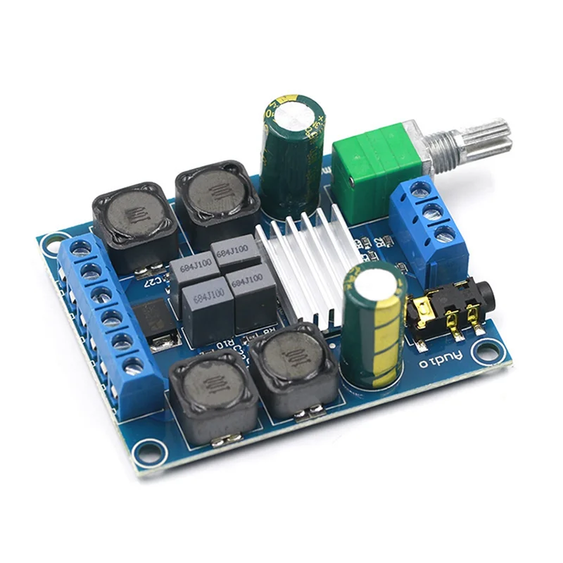 M16KXY-502 Digital Power Amplifier 2-Channel Stereo High-Power 2X50W TPA3116D2 Subwoofer Audio Amplifier Board Module
M16KXY-502 Digital Power Amplifier 2-Channel Stereo High-Power 2X50W TPA3116D2 Subwoofer Audio Amplifier Board Module