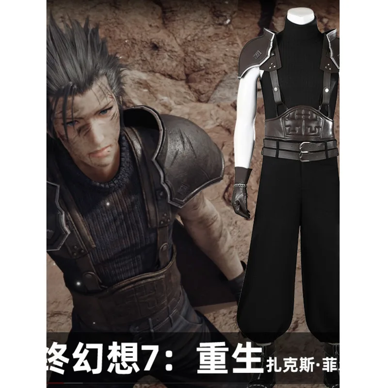Halloween Cosplay Final Fantasy 7: Remake FF7 Zackys Phil Game Replica Cosplay Costume Male Game Suit 
Halloween Cosplay Final Fantasy 7: Remake FF7 Zackys Phil Game Replica Cosplay Costume Male Game Suit