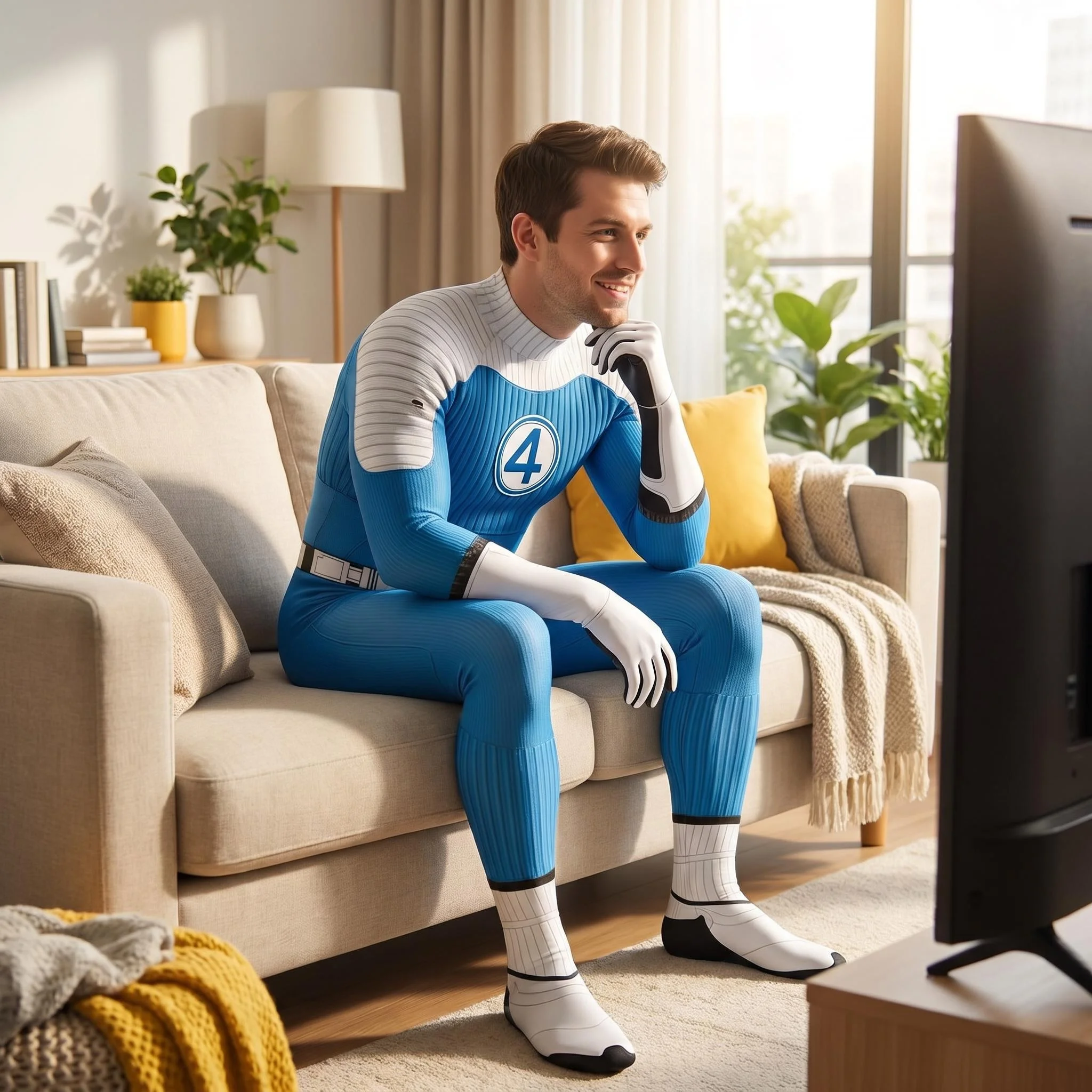 Halloween Male Fantastic Four Reed Richards Cosplay Costumes Rival Invisible Man Superhero Zentai Bodysuit Party Jumpsuits-1
Halloween Male Fantastic Four Reed Richards Cosplay Costumes Rival Invisible Man Superhero Zentai Bodysuit Party Jumpsuits-1