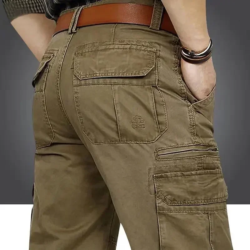 Men Clothing Jeans Tactical for Man Cargo Pants Training Work Trousers Loose Pant Big Size Men's Overalls Sweat Jogging Banding
Men Clothing Jeans Tactical for Man Cargo Pants Training Work Trousers Loose Pant Big Size Men's Overalls Sweat Jogging Banding